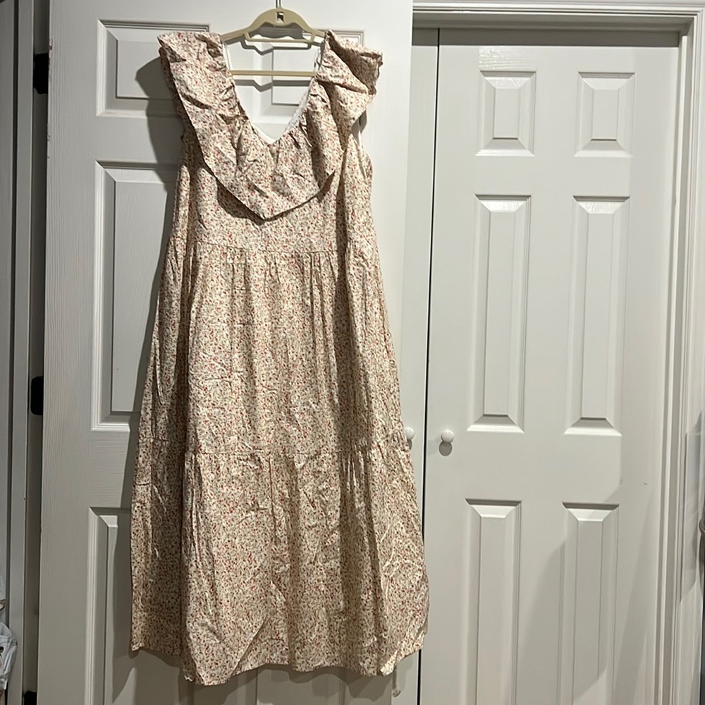 English Factory floral maxi dress 2X